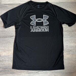 Under Armour Kids Black and Gray Long Sleeve Tee